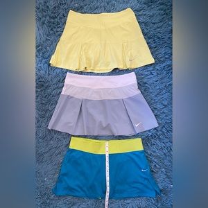 Bundle of 3 Nike tennis/running skorts